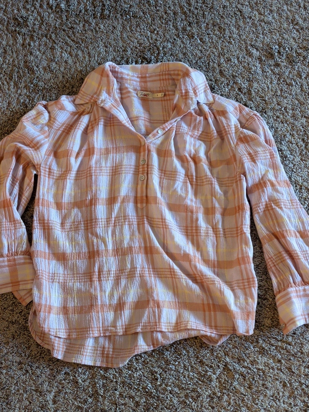 Faherty Gauze Top. Puff Shoulders